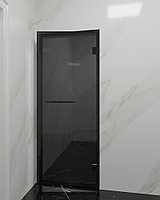 Стеклянная дверь графит КС-70Д