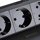 Настольный SOFT на 3 розетки GTV, Чёрный, фото 4