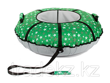 Тюбинг, ватрушка Zimpa Звезды на зеленом 120 см