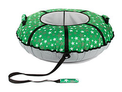 Тюбинг, ватрушка Zimpa Звезды на зеленом 110 см