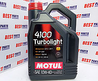 Моторное масло 10W-40 4100 Turbolight 4L MOTUL