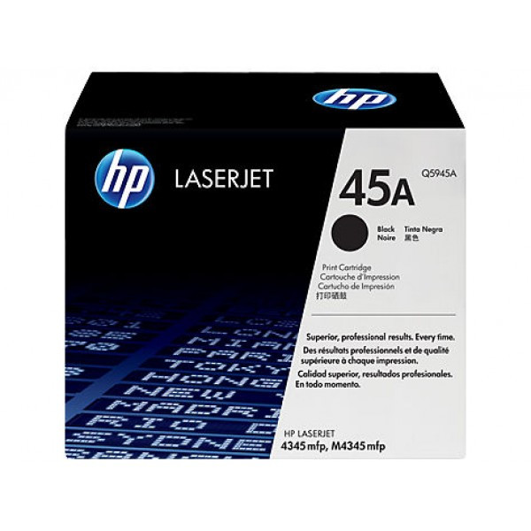 Картридж HP Q5945A, 45A ORIGINAL для HP LaserJet 4345mfp/M4345 mfp (up to 18.000 pages)