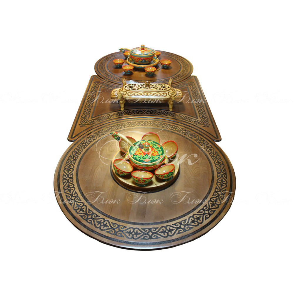Казахский стол из 3-х частей