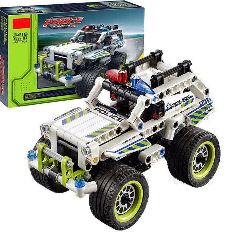 Jisi Bricks 3418 Конструктор Полицейский Внедорожник, 185 дет. (Аналог LEGO)