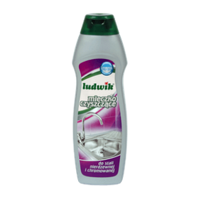 Чистящее молочко для нержавеющей и хромированной стали "Ludwik", 300 мл