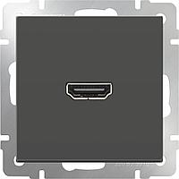 Розетка Werkel HDMI серо-коричневая WL07-60-11 4690389097485