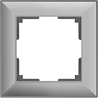 Рамка Werkel Fiore на 1 пост серебряный WL14-Frame-01 4690389109041
