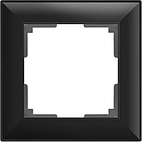 Рамка Werkel Fiore на 1 пост черный матовый WL14-Frame-01 4690389109065