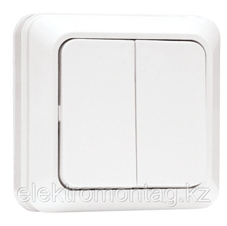 Ажыратқыш Рим Ажыратқыш 2-кілтті 10А ақ EKF