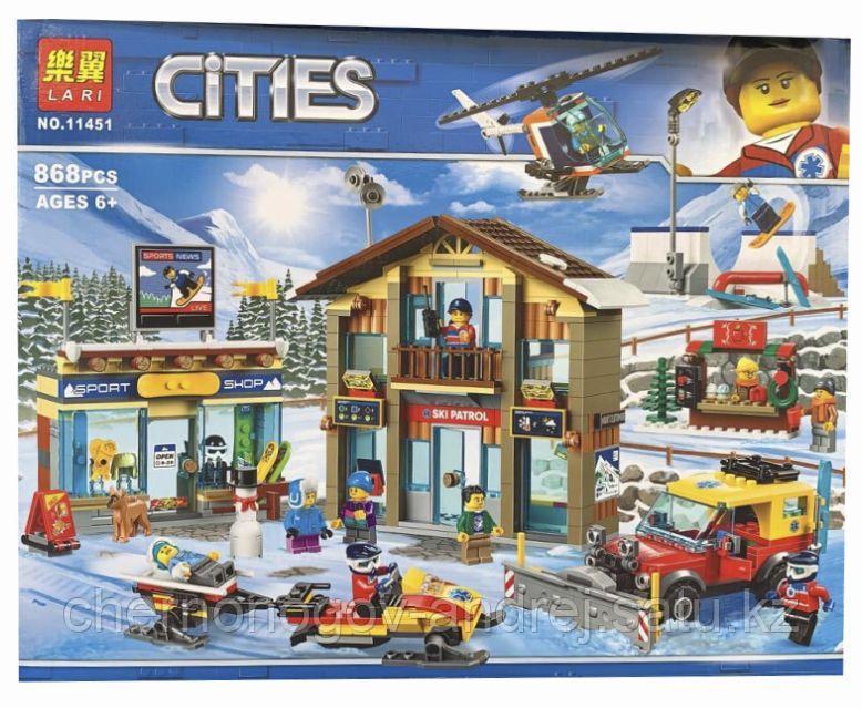 Конструктор Citys 11451 Горнолыжный курорт «Ski Resort»