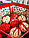Набор елочных украшений шаров в подарочной упаковке 14 штук с рисунком Merry Christmas с оленями красно-белая, фото 9