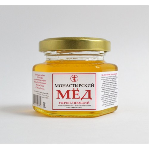Мёд монастырский "Укрепляющий", 140 гр. - фото 1 - id-p83603549