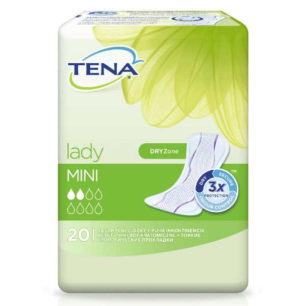 Прокладки урологические женские Tena Lady Slim Mini 20шт - фото 1 - id-p83605307