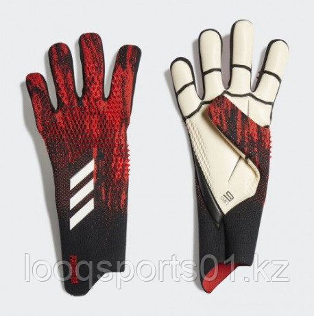 Футбольные перчатки вратарские вратаря Adidas Predator 20 Pro - фото 1 - id-p83614060