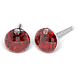 7522-4607 Серьги для прокола STUDEX System75 Красный кристалл с цирконом - фото 1 - id-p70965836