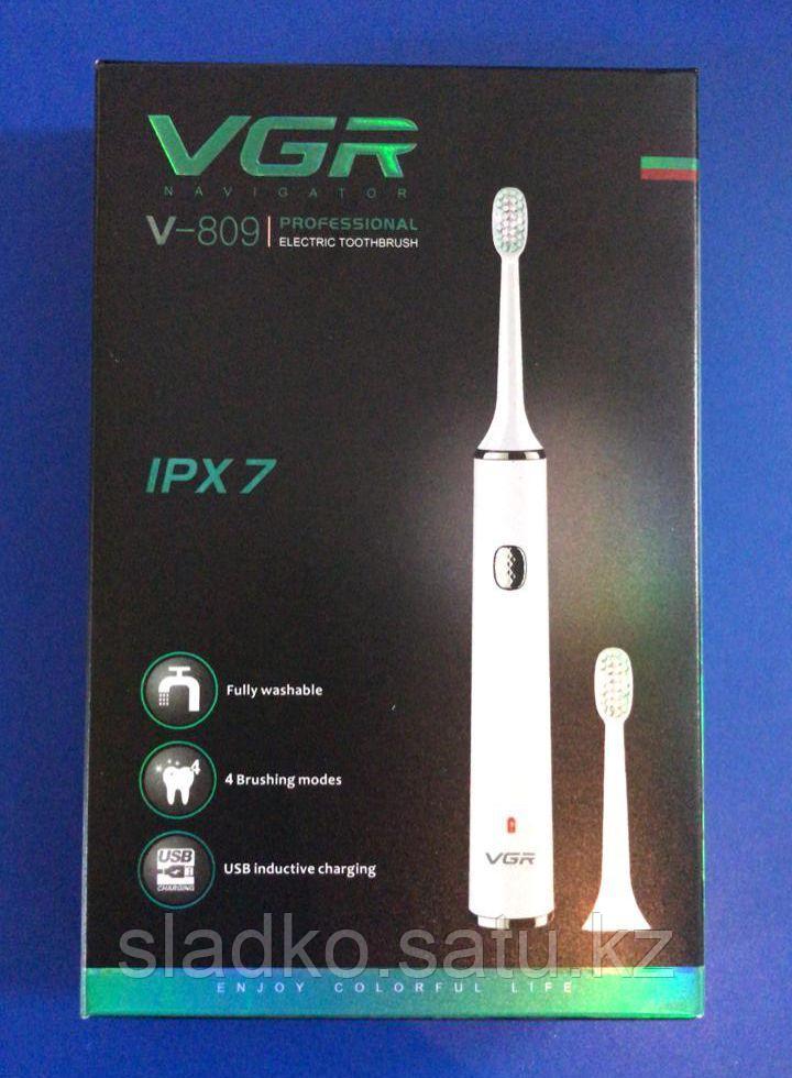 Аккумуляторная электрическая зубная щетка VGR V-809 - фото 1 - id-p83615177