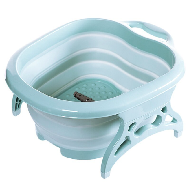 Складная силиконовая ванна для ног Foldable Foot Bucket.