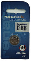 Батарейка CR1616 Renata 50mAh, 1 шт, блистер