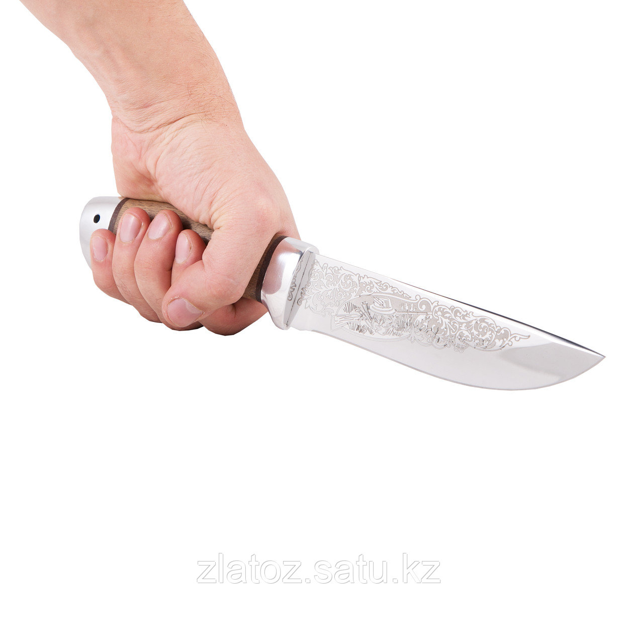 Нож "Таежная стрела" (сталь 95x18, орех) - Купить в Казахстане - фото 4 - id-p61719101