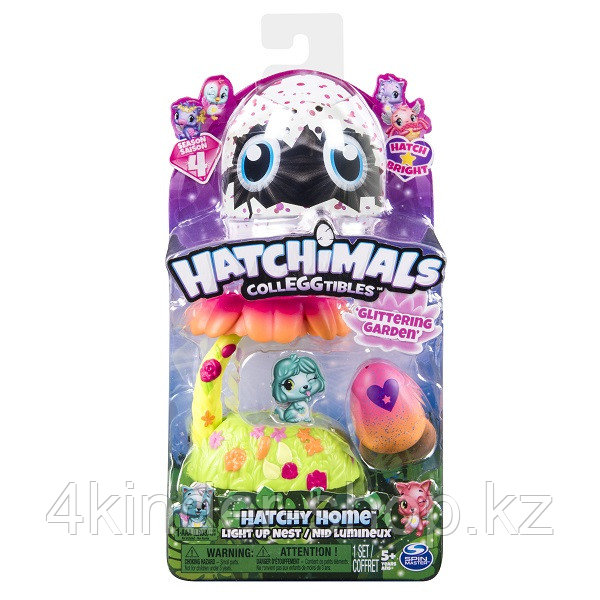 Hatchimals 19131-G Хетчималс Игровой набор домик-гнездо со светом Сад, фото 1