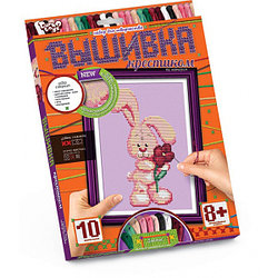 Набор для творчества "Вышивка Крестиком Зайчик" эконом (20)