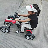 Педальный картинг Go Kart синий, фото 6