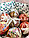 Набор елочных украшений шаров в подарочной упаковке 14 штук с рисунком Ангела, фото 5