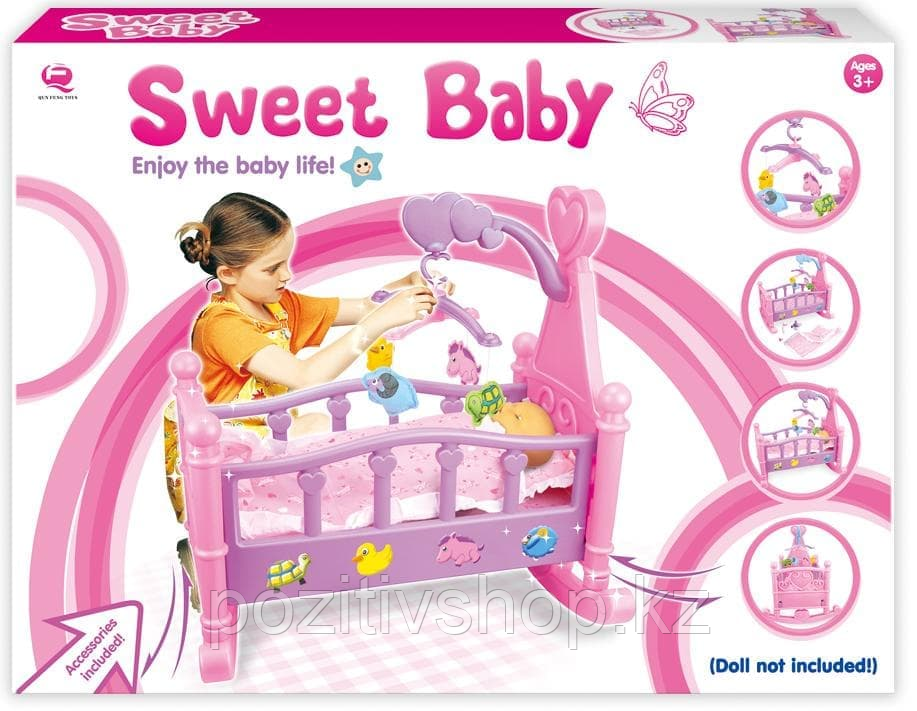 Кроваткой для кукол Sweet baby 25800