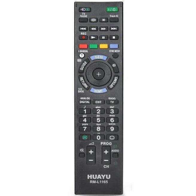 Универсальный пульт ДУ для телевизоров Sony HUAYU RM-L1165 (черный)