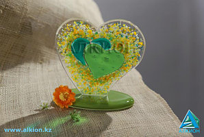 Сувенир из стекла "Сердечко"
