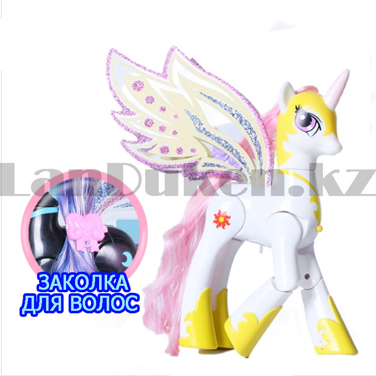 Игрушка из серии Мой маленький пони "My little Pony" музыкальные и световые эффекты 25*25см Принцесса Селестия - фото 7 - id-p83643541