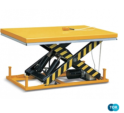 Стол подъемный стационарный TOR HW1008 г/п 1000кг, подъем 240-1300мм