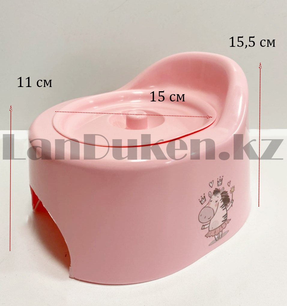 Горшок детский с крышкой 11800 (003) розовый - фото 3 - id-p44554550