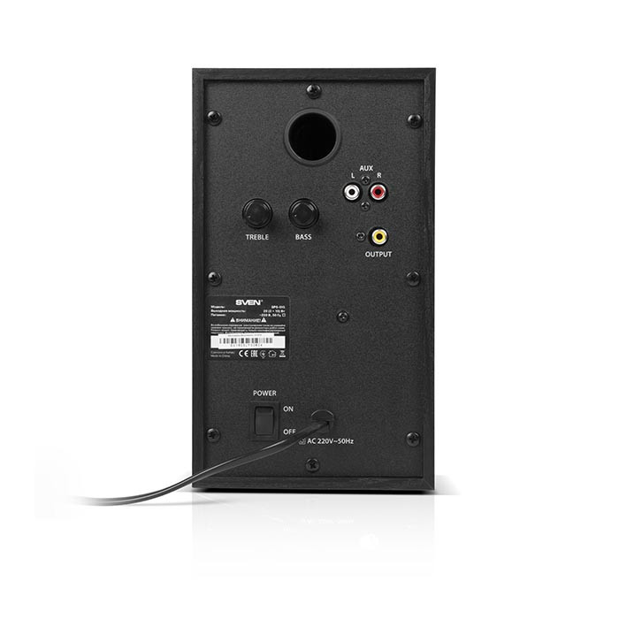 SVEN SPS-615 акустическая система 2.0,мощность 2x10Вт (RMS), USB/SD, пульт ДУ, Bluetooth - фото 5 - id-p83681427