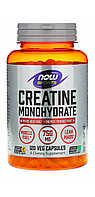 Креатин ( моногидрат). Creatine monohydrate. 750 мг. 120 капсул. Now foods