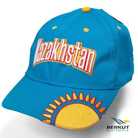 Бейсболка с 3D-вышевкой Patriot KZ BERKUT Sportware (Солнце Казахстана на бирюзовом) - фото 1 - id-p83684847