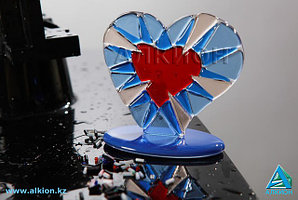 Сувенир из стекла "Сердечко"