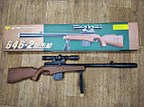 Детская снайперская пневматическая винтовка стреляет пластиковыми пульками 6 мм модель:NO.646-2, фото 3