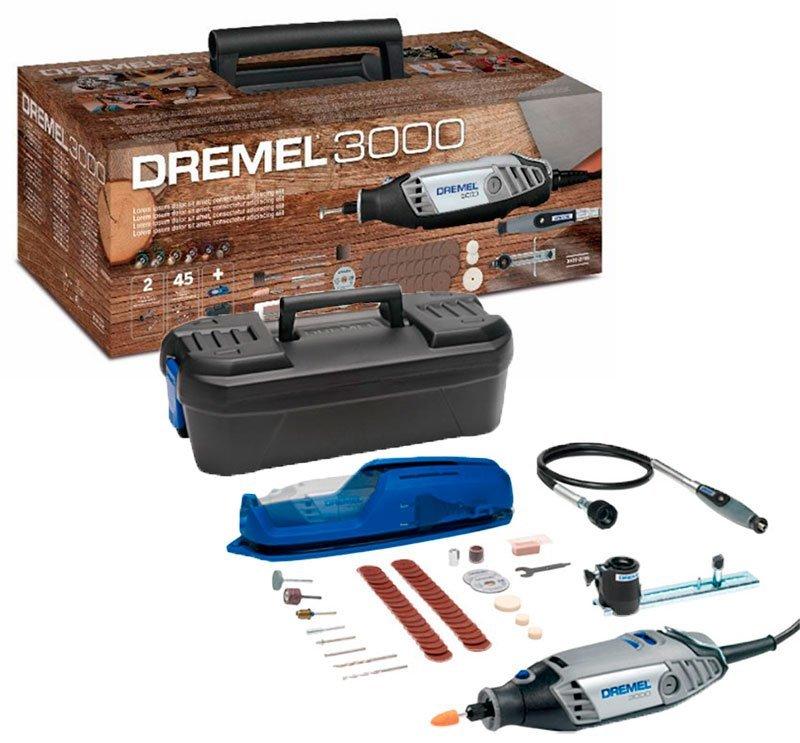 DREMEL 3000-2/45 XMAS Многофункциональный инструмент в комплекте с насадками