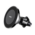 Автомобильная магнитная подставка с беспроводной зарядкой Qi Remax RM-C41 10W Black (на обдув)