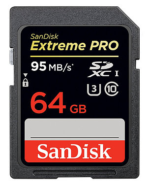 64GB SanDisk Extreme PRO/ 4K Ultra HD-SDSDXPA-064G-AFFP, фото 2