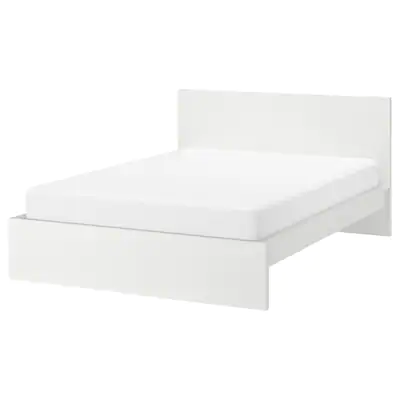 Кровать каркас МАЛЬМ белый 180х200 Лонсет ИКЕА, IKEA