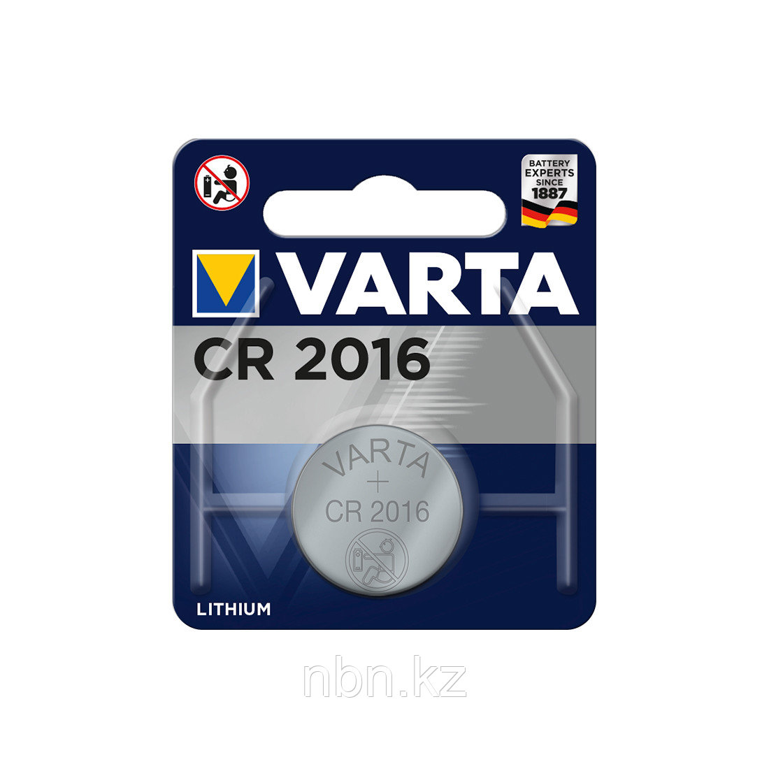 Батарейка VARTA Lithium CR2016 3V (1 шт) (6016)