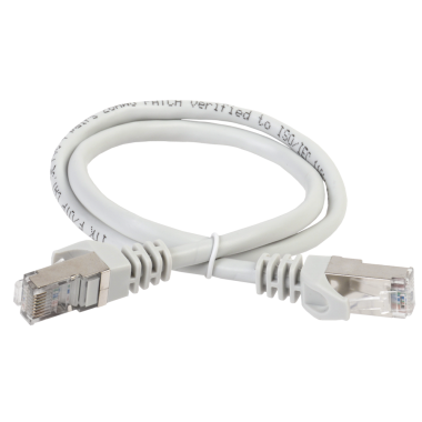 ITK Коммутационный шнур (патч-корд), кат.6 FTP, 1м, серый - фото 1 - id-p83418673