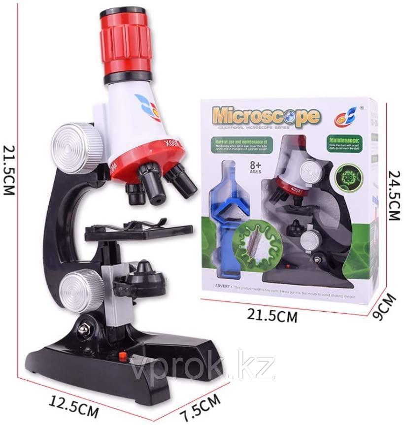 Микроскоп детский с держателем для телефона 1200x - фото 6 - id-p83715847