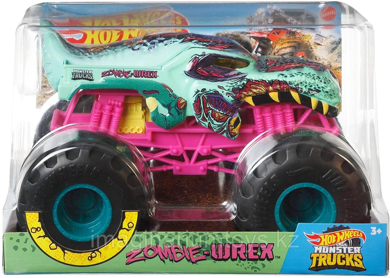 Машинка Джип Монстр Трак Monster Trucks Zombie Wrex, масштаб 1:24 - фото 5 - id-p83716296