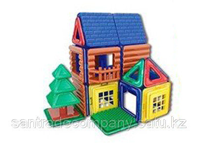 Магнитный конструктор Kronos Toys Домик 48 элементов