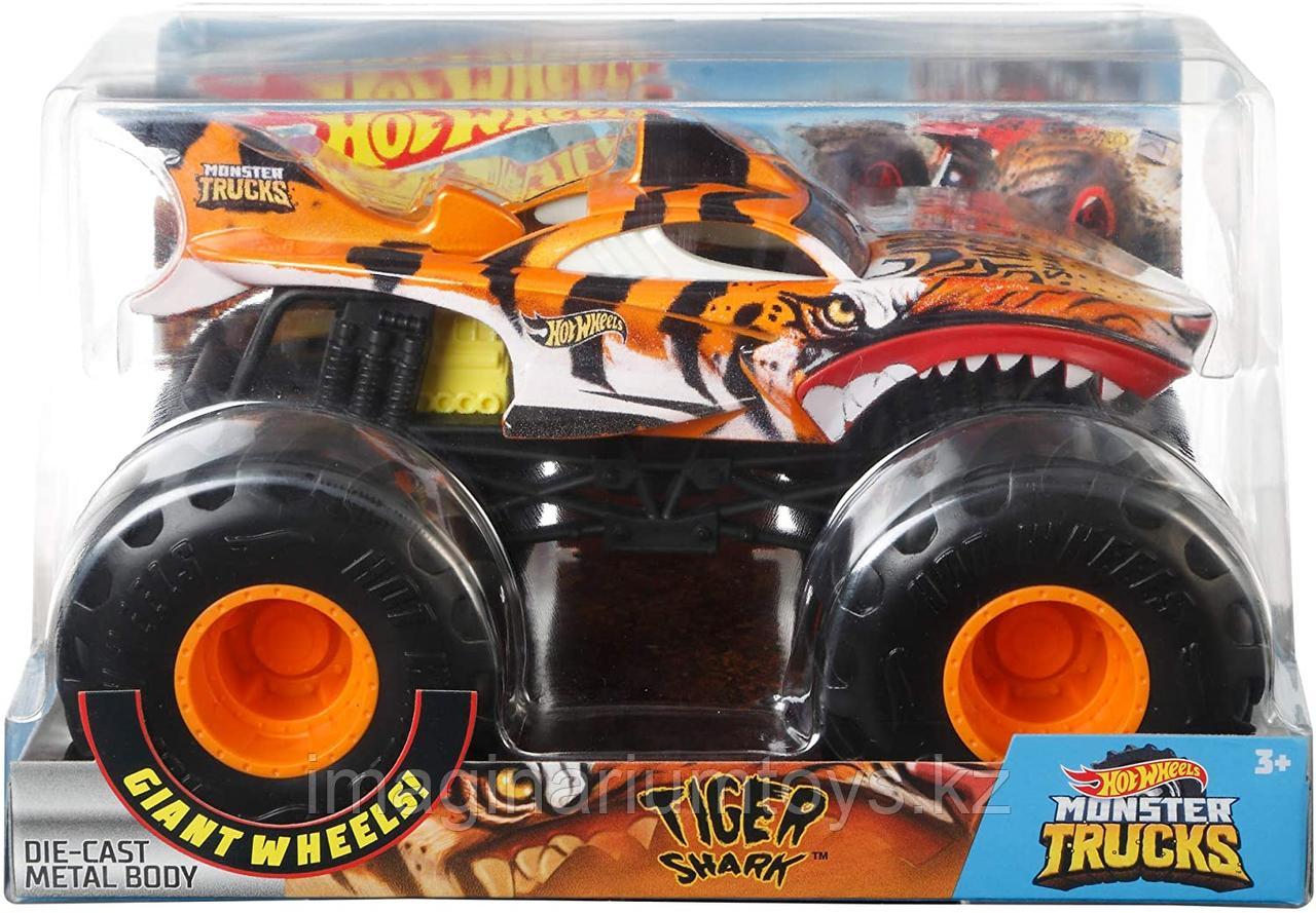 Машинка Джип Монстр Трак Monster Trucks Тигровая акула, масштаб 1:24 - фото 3 - id-p83717330