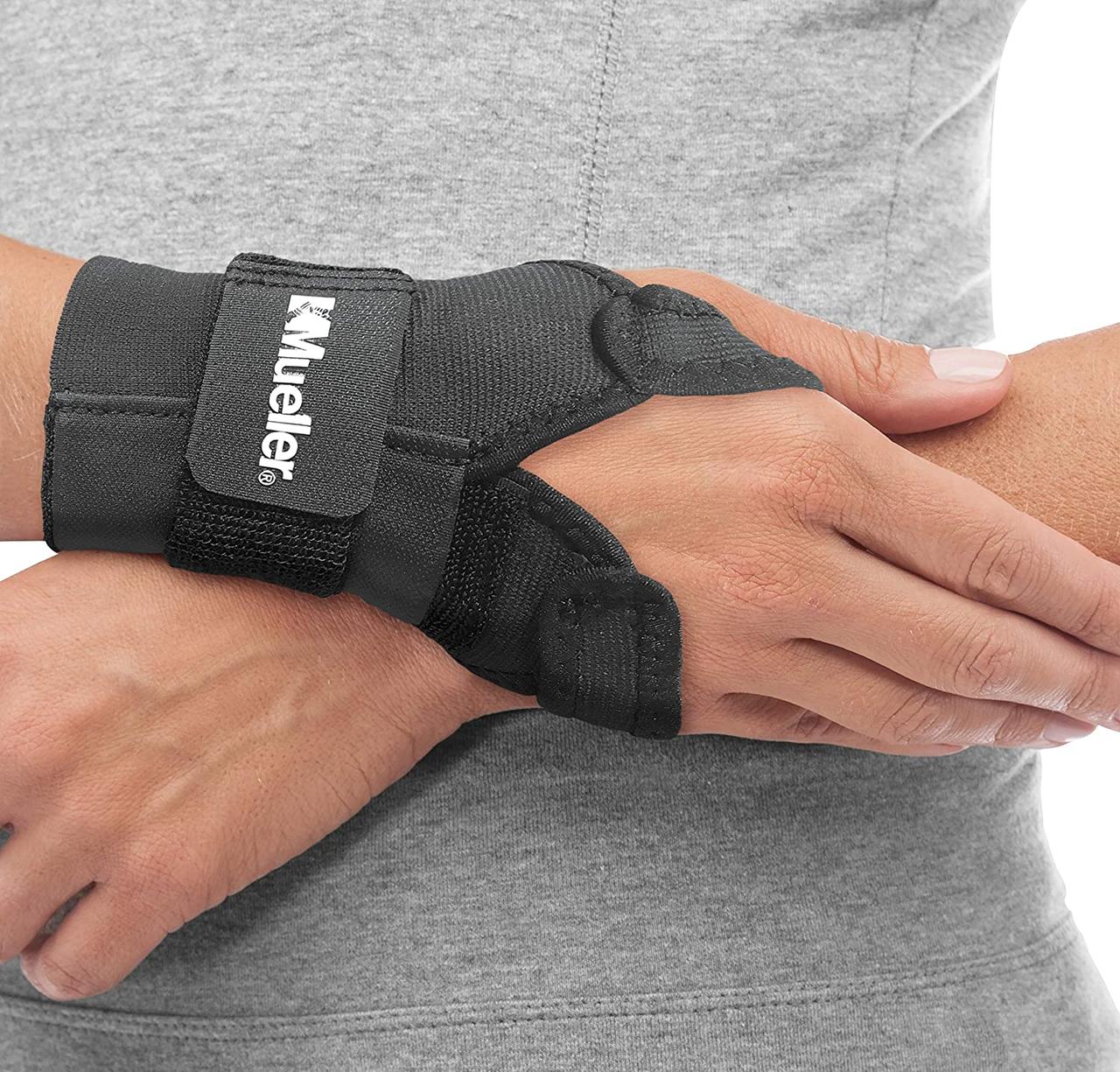 Суппорт запястья Mueller Wrist Brace with Splint, 300, черный цвет - фото 3 - id-p83723543