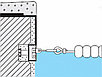 Канатодержатель под ПВХ плёнку из нержавеющей стали для бассейна, фото 5